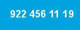922 456 11 19